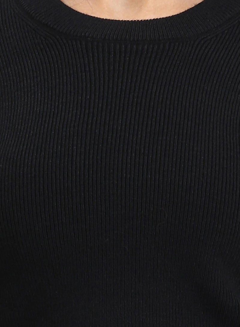 Ravin Women Cropped Long Sleeve Knit Pullover - Image 3